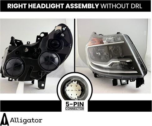 مجموعة المصابيح الأمامية مع استبدال المصابيح لـ RAM 2014-2022 Promaster Halogen Left Ober in Kuwait