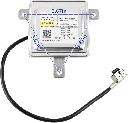 MOTOALL Xenon Ballast HID Light Control Unit Module for Audi VW 8K0.941.597 E Pack of 2 in Saudi Arabia