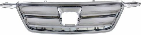 CarPartsDepot Front Grille Grill Chrome Shell With Black Insert Compatible With 2005 2006 Honda CR-V HO1200194 71122S9AA01 in Saudi Arabia