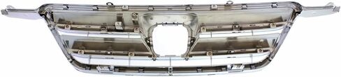 CarPartsDepot Front Grille Grill Chrome Shell With Black Insert Compatible With 2005 2006 Honda CR-V HO1200194 71122S9AA01 in Saudi Arabia