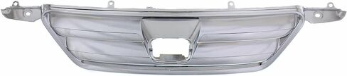 CarPartsDepot Front Grille Grill Chrome Shell With Black Insert Compatible With 2005 2006 Honda CR-V HO1200194 71122S9AA01 in Saudi Arabia