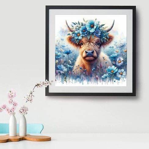 croshom Elephant Diamond Art Kits for Adults, Diamond Painting Kits for Adults, 5D DIY Full Drill Animal Gem Craft Arts Diamond Round Dots Picture for Gifts Home Wall Decor 16" x 12" in Saudi Arabia