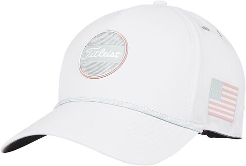Titleist Boardwalk Rope Golf Hat White/Pink Size One Fits أكثر in Saudi Arabia