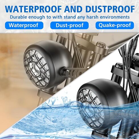 LED Headlight Kit For Super 73 S2, OUXI V8, 48V OEM 6000K Headlamp -3 Pin Connector-Waterproof Aluminum Alloy High Brightness Front Headlamp Bulbs Light ﻿ in Saudi Arabia