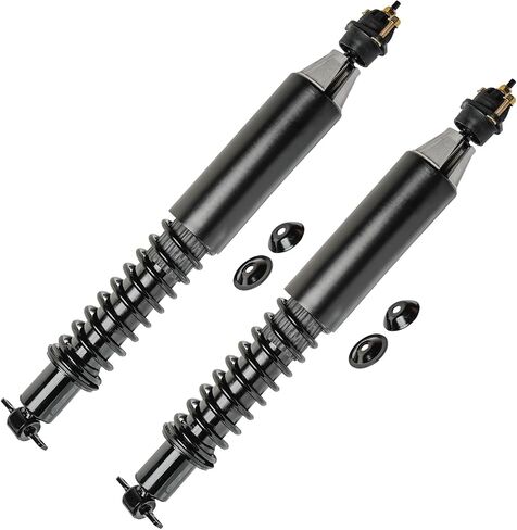 Detroit Axle - 2 Rear Struts for 2006-2011 Buick Lucerne LeSabre Park Avenue Riviera Cadillac DTS Deville Seville Complete Struts w/Coil Springs Replacement Ready Strut Shock Assembly Conversion Kit in Saudi Arabia