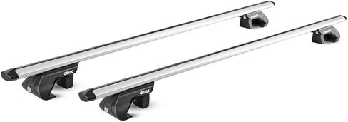 Omac Roof Rack Cross Bars حامل أمتعة لتويوتا RAV4 2006-2018 ALU Black 2PCS in Kuwait