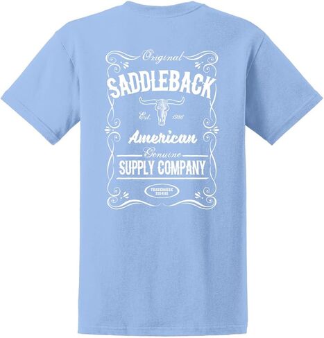 Saddleback Supply Men's Western Logo Heavyweight Tee in Regular, Big and Tall in Kuwait