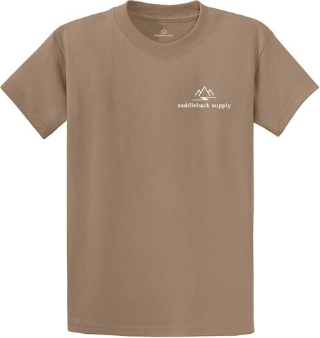 Saddleback Supply Men's Western Logo Heavyweight Tee in Regular, Big and Tall in Kuwait