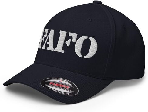 FX FAFO Fitted Hat Embroidered Curved Bill Mid Crown Closed-Back Structured Twill Cap in Kuwait