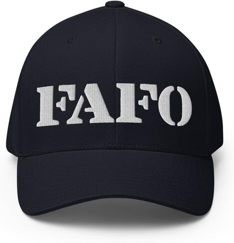 FX FAFO Fitted Hat Embroidered Curved Bill Mid Crown Closed-Back Structured Twill Cap in Kuwait