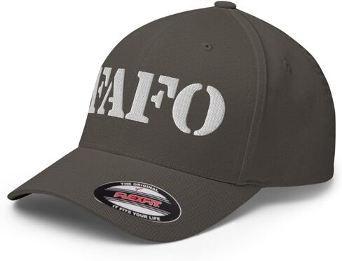 FX FAFO Fitted Hat Embroidered Curved Bill Mid Crown Closed-Back Structured Twill Cap in Kuwait