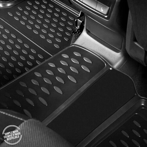 حصيرة أرضية Omac لـ VW Touareg 2004-2010 Car Car All Weather 3D Fit Fit Rubber Mat Haterpless Waterbless TPE Liners Laser Non-Slip (Black) in Kuwait