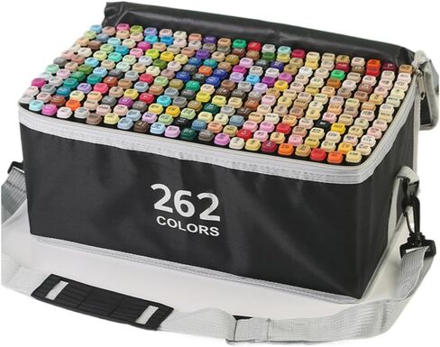 Alcohol-Based Paint Markers Dual Tip Pens 120 Colors - Quick-Drying Permanent Ink for Canvas Rocks Wood Fabric, Professional Art Supplies & Craft Gifts for Teens Adults Kids Artists (120-Pack) in Kuwait