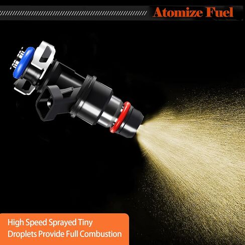 حقن الوقود 17113553 4 مجموعة ثقب من 8 متوافقة مع Avalanche 1500 2002-2004 ، لـ Express 1500 2003-2006 ، لـ GMC Envoy XL 2003-2004 ، لسافانا 1500 2003-2006 V8 4.8L/5.3L/6.0L 25317628 in Saudi Arabia
