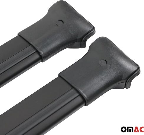 OMAC Roof Rack Cross Bars Luggage Carrier for VW Touareg 2011-2018 Black 2 Pcs Anti-Theft for Travel Kayak Canoe Surf Ski Snowboard Camping in Saudi Arabia