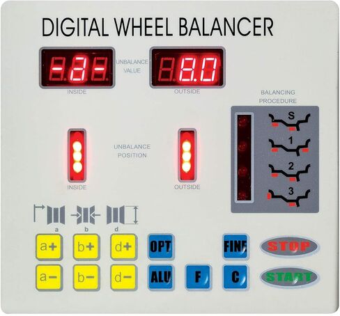 Eastwood Professional Car Tyre Balancer Machine | موازنة العجلة الإلكترونية | توازن الآلة الرقمية إطار | أدوات السيارات عالية الدقة | مجموعة إصلاح الإطارات | ضمان سنة واحدة in Saudi Arabia