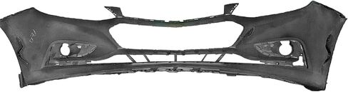 استبدال غطاء الوفير الأمامي لـ Cruze 2016 2017 بدون Park Assist Sensor Holes Primered Primered For 191275123478 GM1000A01 in Saudi Arabia