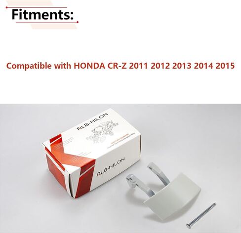 RLB-Hilon Metal Door Door Handle Meach Kits متوافقة مع Honda CRZ CR-Z 2011 2013 2013 2015 العام 2015 ، اللون الأبيض in Saudi Arabia