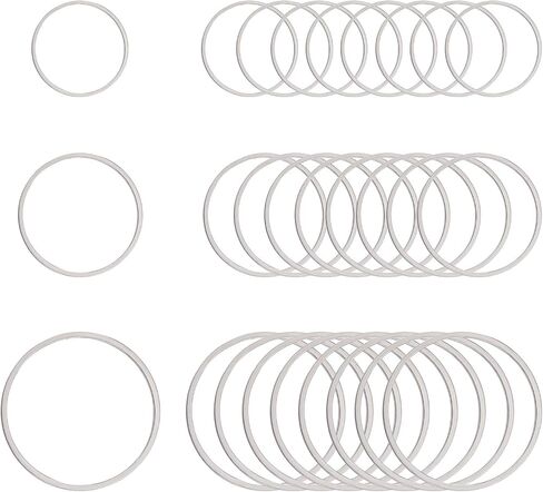 UNICRAFTALE Linking Rings Rectangle Connector Charms Stainless Steel Rhombus Linking Rings Frame Geometry Linking Rings Earring Charms Metal Pendant for Jewelry Making in Kuwait