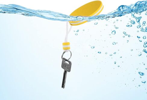 4Pack Boat Key سلسلة المفاتيح العائمة ، سلاسل المفاتيح العوامات الرياضية ، سلسلة مفاتيح الفولاذ المقاوم للصدأ الرغوية الملونة لصيد الأسماك وركوب الأمواج والإبحار والتجديف والرياضات المائية الأخرى in Saudi Arabia