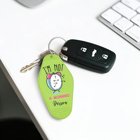 30 Custom Motel Hotel Keychains, Personalized Plastic Vintage Motel Key Chains with Your Photo/Text, Key Tag in Kuwait