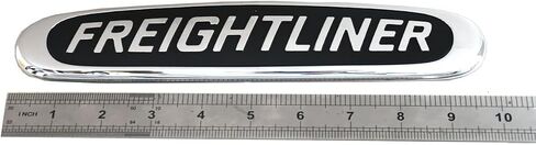1x Grille Emblem Truck Hood Badge Logo متوافق مع Freightliner 22-57546-000 (Chrome) in Saudi Arabia