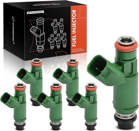 A-Premium Set of 6 Fuel Injectors Compatible with Jaguar X-Type 2002-2005 2.5L 3.0L, X-Type 2006-2008 3.0L in Saudi Arabia