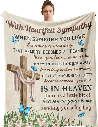 Amonee-YL Cat Memorial Gifts for Loss of Cat, Cats Memorial Blanket 50"X60", Loss of Cats Sympathy/Remembrance/Bereavement/Passing Away Gifts, Pet Sympathy Memory Gift in Saudi Arabia