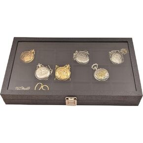 18 Watch Show Case Display Antique Jewelry Supply Box for Pocket Watches in Saudi Arabia