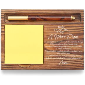 Christian Desk Organizer, Bible Verse Sticky Note Holder, Proverbs 31:25 She is Clothed with Strength and Dignity, Religious Gifts for Women, Christian Leaders, Believers TZP104 in Saudi Arabia