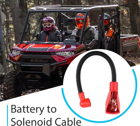 Battery to Solenoid Cable Replace 4015437 Compatible with Polaris Ranger XP 570/900/1000 EPS, Polaris Ranger Crew XP 900/900-5/1000/570-6 EPS in Saudi Arabia