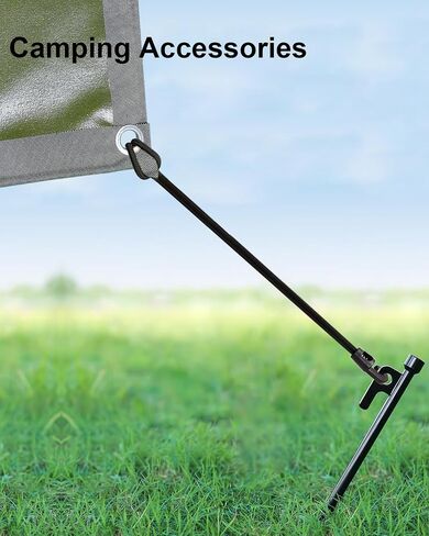 Small Bungee Cords with Hooks 10 Inch - 25 Pcs Short Bungee Cords with Hooks, Adjustable Heavy Duty Tarp Straps Outdoor for Tarp, Canopy, Camping, Tent Poles (Black) in Saudi Arabia