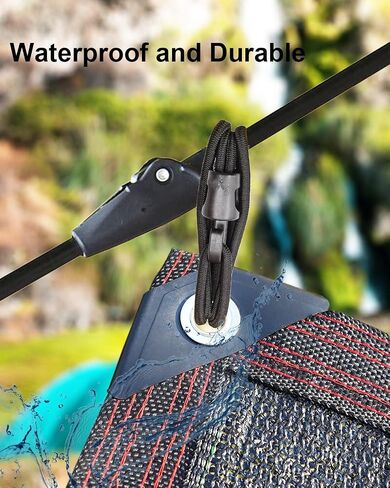 Small Bungee Cords with Hooks 10 Inch - 25 Pcs Short Bungee Cords with Hooks, Adjustable Heavy Duty Tarp Straps Outdoor for Tarp, Canopy, Camping, Tent Poles (Black) in Saudi Arabia
