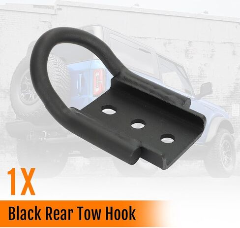 Black Rear Tow Hook for Ford Bronco 2021 2022 2023 2024 OEM MB3C-5B137-BB Single in Saudi Arabia