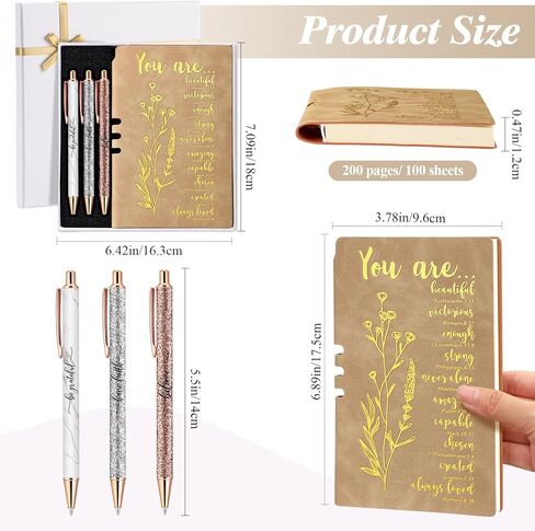 5 Pcs Mother's Day Gifts for Church Christian Religious Gifts for Women Men A6 Bible Leather Notebook 3 Verse Pens with Box Prayer Journal Bible Study Supplies(Purple) in Kuwait