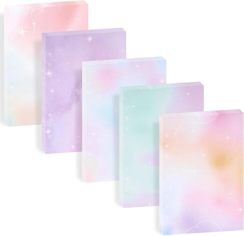 100 Sheets Gradient A5 Refill Papers for Planner Binder Insert, 120GSM Thick Loose Leaf Lined Paper, 6 Hole Notebook Filler Paper for A5 6 Ring Budget Travel Journal Diary Binder, Watercolor in Saudi Arabia