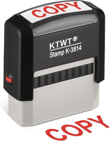 Emailed Self Inking Stamp, Refillable Stampers for Office - Business, Accounting, Bookkeeping, Coding, Legal, Notary, Work, Ordering, Inventory Stamps - Red Ink in Saudi Arabia