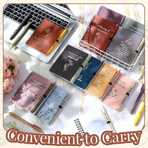 Kosiz 24 Set Day Mothers Home Exivation Gifts Amnitity Spiral Notebooks with Pens Chigragement Procivations Prochepads Daily Journals for Women Lefer in Kuwait