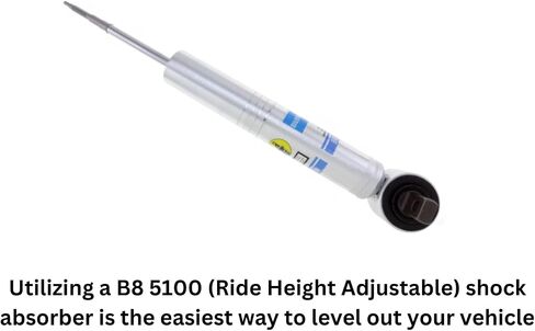 5100 Series Pair of Front Monotube Shocks fits 2014 2018 Silverado Sierra 1500 | Provides 0-1" Front Lift | Ride Height Adjustable | Includes Decal | 24-336895 in Saudi Arabia