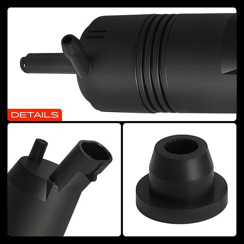 A-Premium Front Windshield Washer Pump Compatible with Chevrolet Impala 2006-2013, Impala Limited 2014-2016, Monte Carlo 2006-2007 & Buick LaCrosse, Lucerne, Allure & Cadillac DTS & Pontiac Grand Prix in Saudi Arabia
