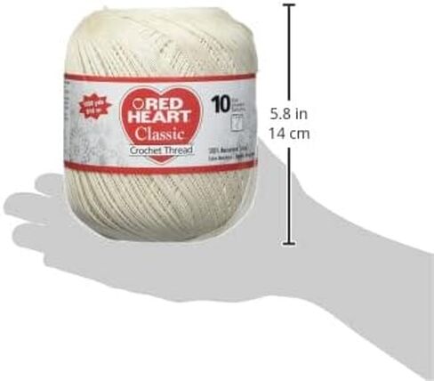 Red Heart Crochet Thread Black Crochet - 2 Pack of 0 - Nylon - Size 18-150 Yards - Knitting/Crochet in Kuwait