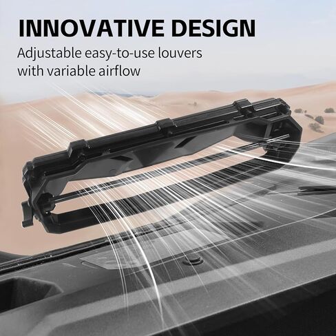 UTV Windshield VENT SELLING ROST ، 2PCS ANDRSCREEN PRESTILATION DEFORS DEFOG EXPECORIES لمرض الزجاج الأمامي المصنوع من البولي كربونات مطلي ، متوافق مع CAN AM MAVERICK X3 in Kuwait