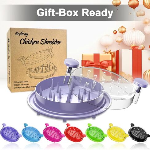 أداة Chicken Shredder تويست أجسام اللحم الكبيرة لثدي الدجاج ، وأدوات المطبخ المرئية آلة طاحونة مع الفرشاة ، ومكافحة القطع المريحة ذات الغسالة الصلاحية ، ب. in Kuwait