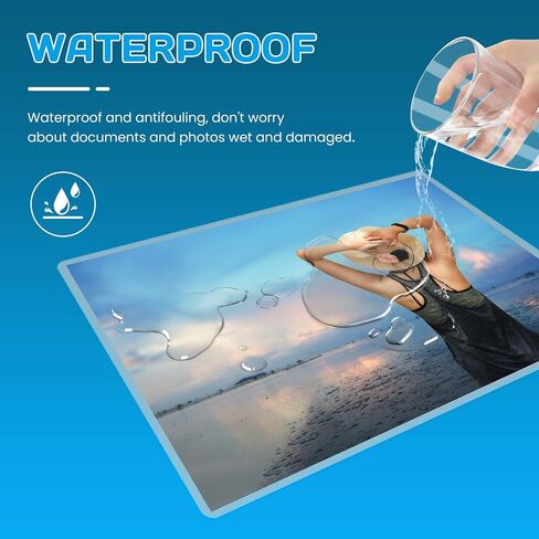 CAREGY 100 Pack Laminating Sheets, Hold 11 x 17 Inch Sheet, 3 Mil Clear Thermal Laminating Pouches 11.5 x 17.5 Inch Lamination Sheet Paper for Laminator, Round Corne in Saudi Arabia