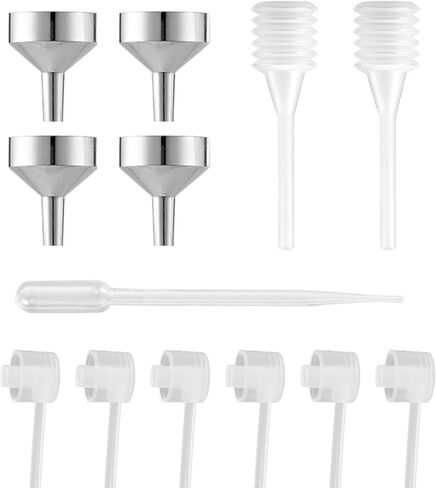 13Pcs Perfume Dispenser Tool - Replacement Pump, Funnel, Pipettes & Dropper for Travel Refillable Atomizer Bottle in Saudi Arabia
