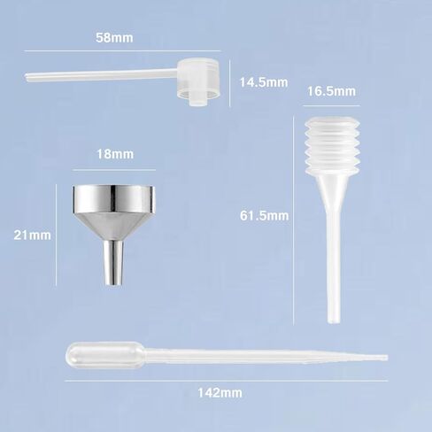 13Pcs Perfume Dispenser Tool - Replacement Pump, Funnel, Pipettes & Dropper for Travel Refillable Atomizer Bottle in Saudi Arabia