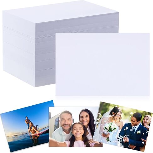 800 Sheets Double Sided Photo Paper 54 Lbs 9.5mil 200gsm Unit for Printer Glossy for Inkjet Printing Making Greeting Card Printing (4 x 6 Inch) in Kuwait