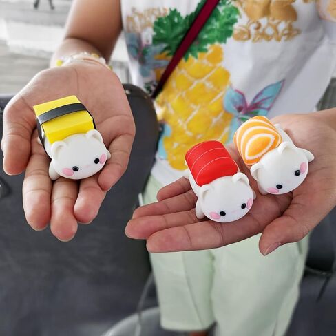 تماثيل قطة Kawaii Sushi-ثلاثية الأبعاد Nigiri Cat Sushi Device Decor in Kuwait