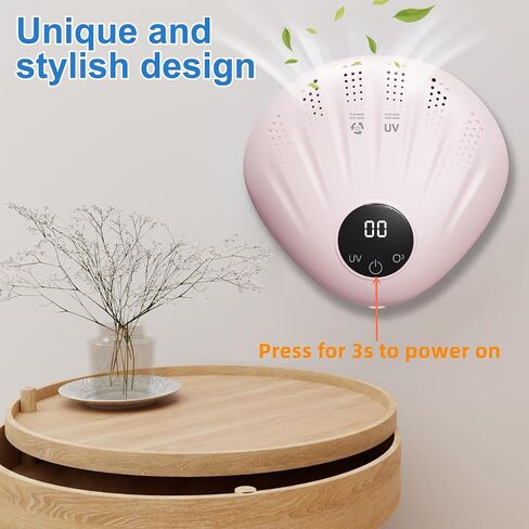 Odor Eliminator Machine for Home, Pet Deodorizer for Litter Box, 99% Odor Elimination Efficiency, Portable & Rechargeable, Air Purifier for Home(Press for 3S to Power on) in Saudi Arabia