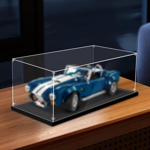 Display Case for Three Lego 1:24 Scale Cars 77242 77243 77244 77245 77246 77247 77248 77249 77250 77251, 11x8.7x3.9inch (28x22x10cm), It can Hold Three Cars in Saudi Arabia